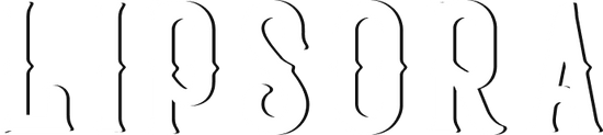 Text 'Lipsora' in a stylized font with curly braces and parentheses on a white background